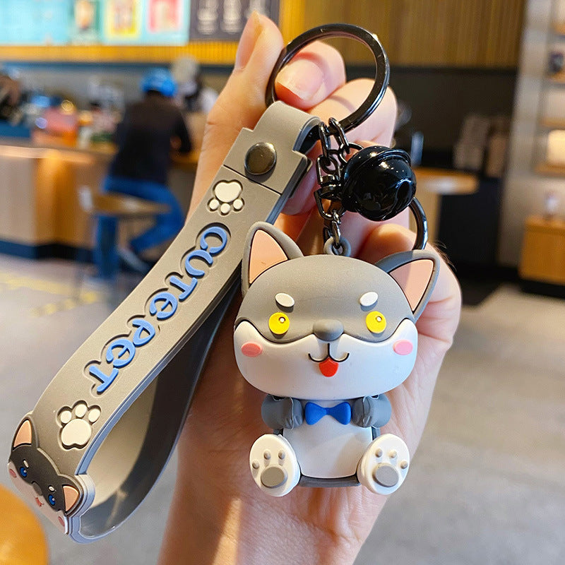 Wholesale Cartoon PVC Soft Glue Puppy Keychain Cute Keychain ACC-KC-YiDa003