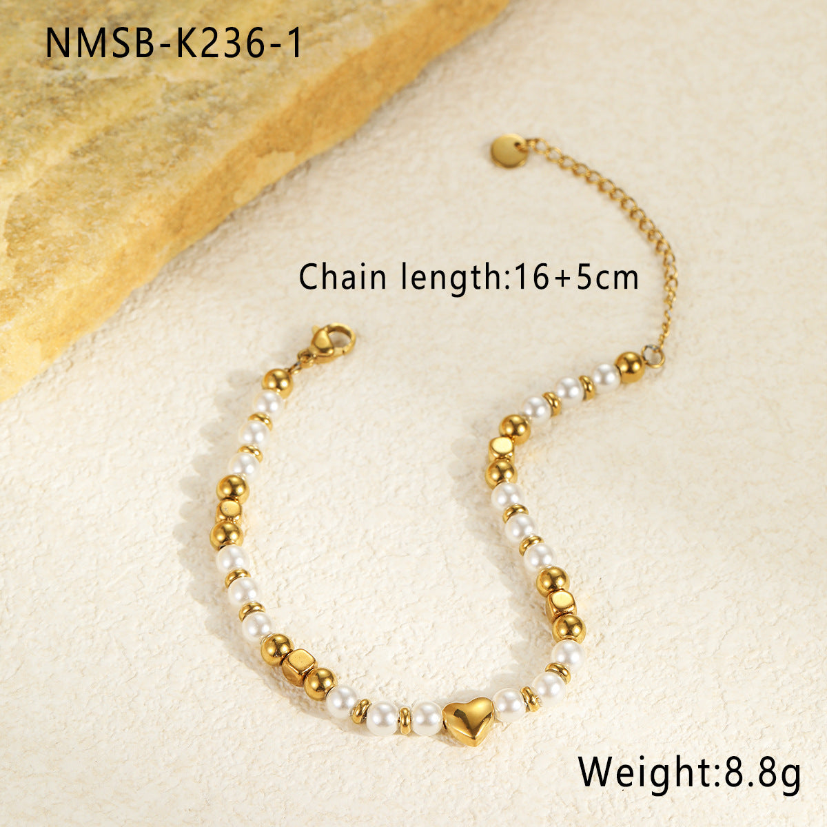Wholesale  Pearl Stainless Steel Bracelet  Jewelry