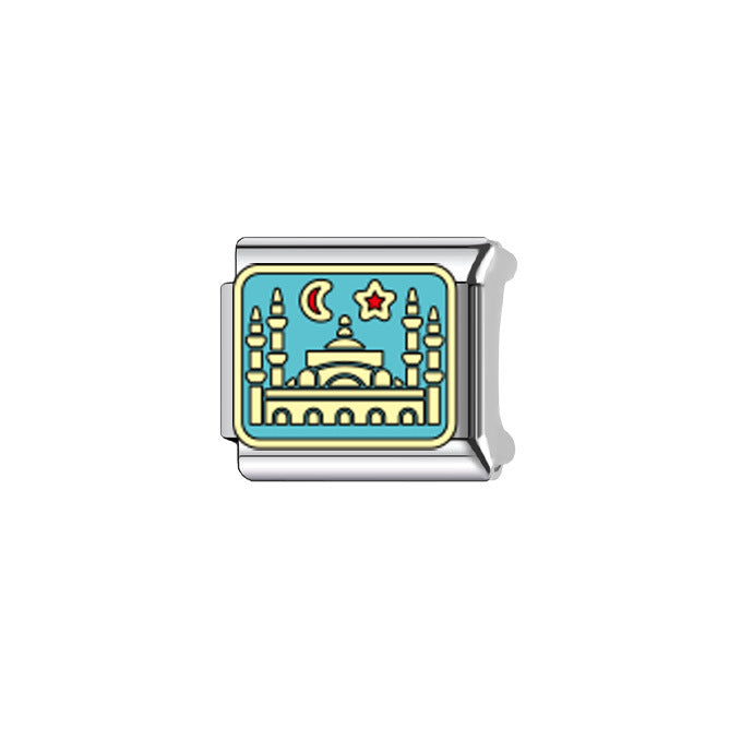 Wholesale Italian Charm Bracelet 9mm DIY Splicing Cute Creative Stainless Steel Composable Bracelet