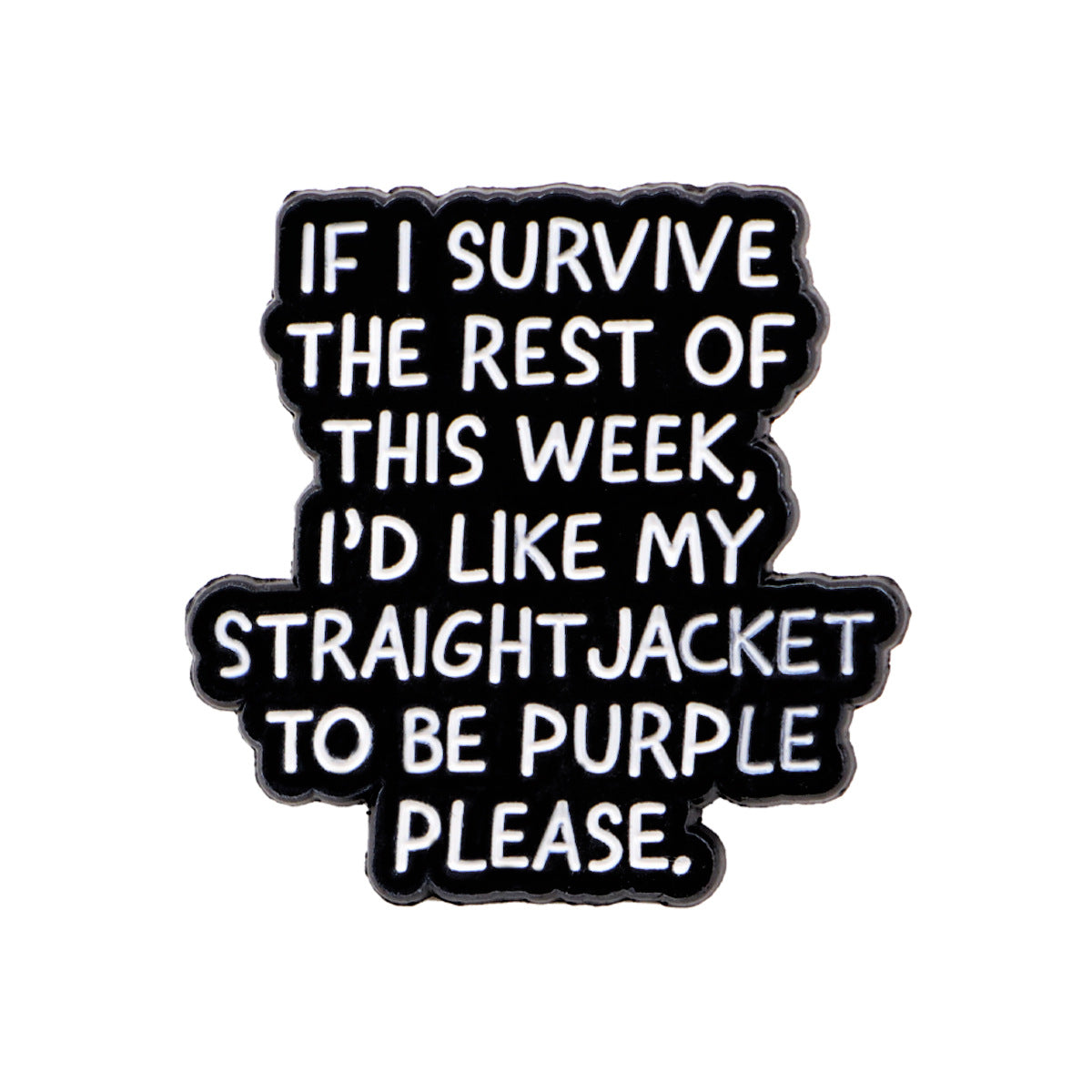 Wholesale English Quote Star Character Brooch Badge