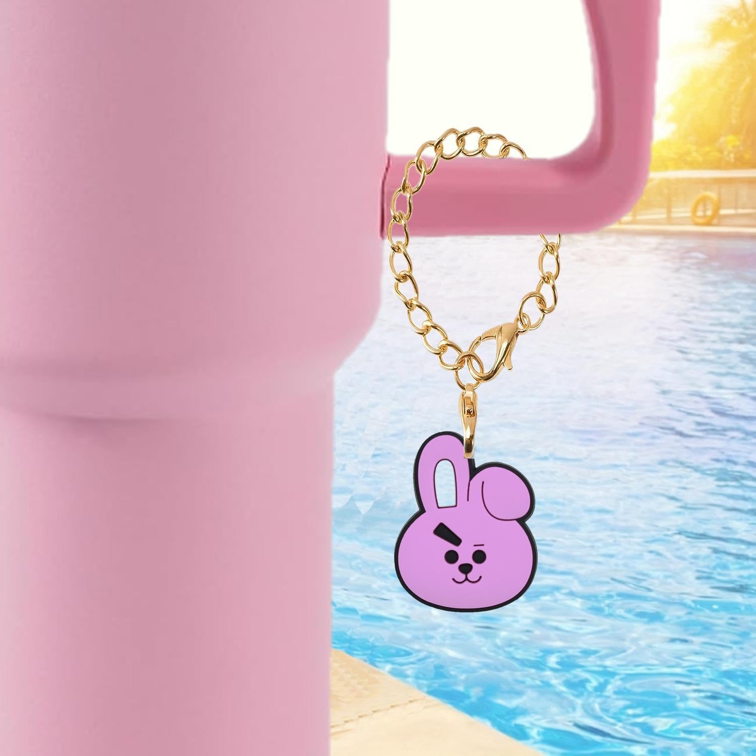 Wholesale Cartoon Soft Rubber Hanging Chain Cup Accessories Chain ACC-CA-XieJi008
