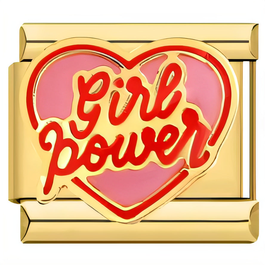 Wholesale  Italian Charm Bracelet 9mm DIY Steel Bottom  Creative Stainless Steel Composable Bracelet