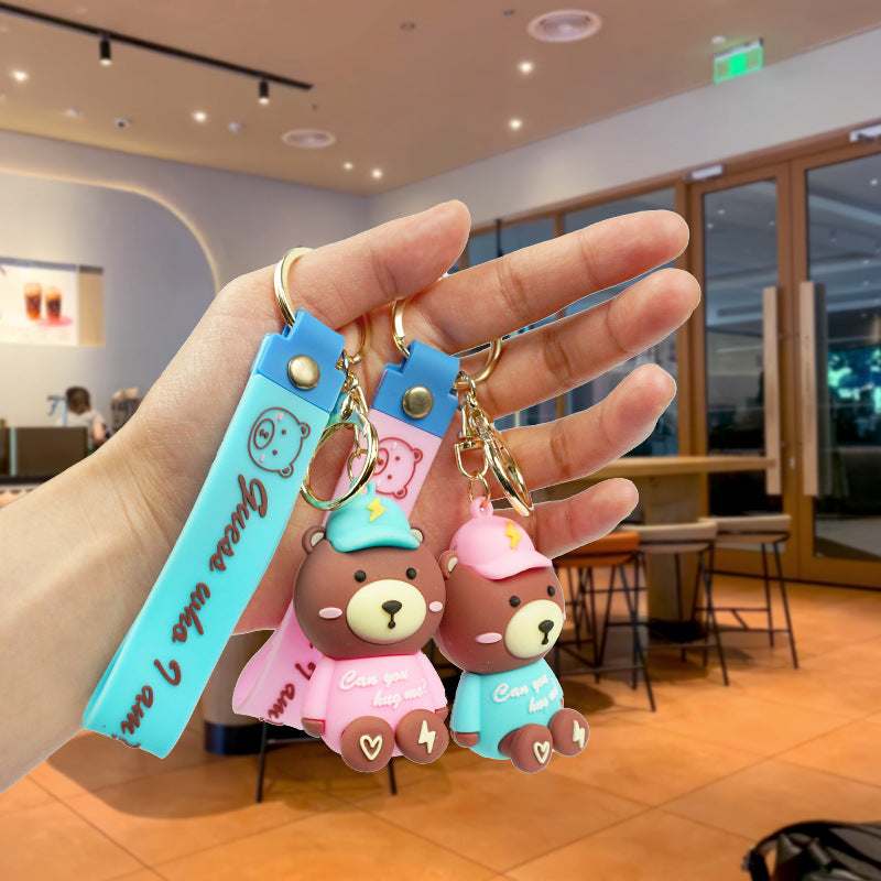 Wholesale Cartoon Cute Bear PVC Keychains ACC-KC-Yexiang005