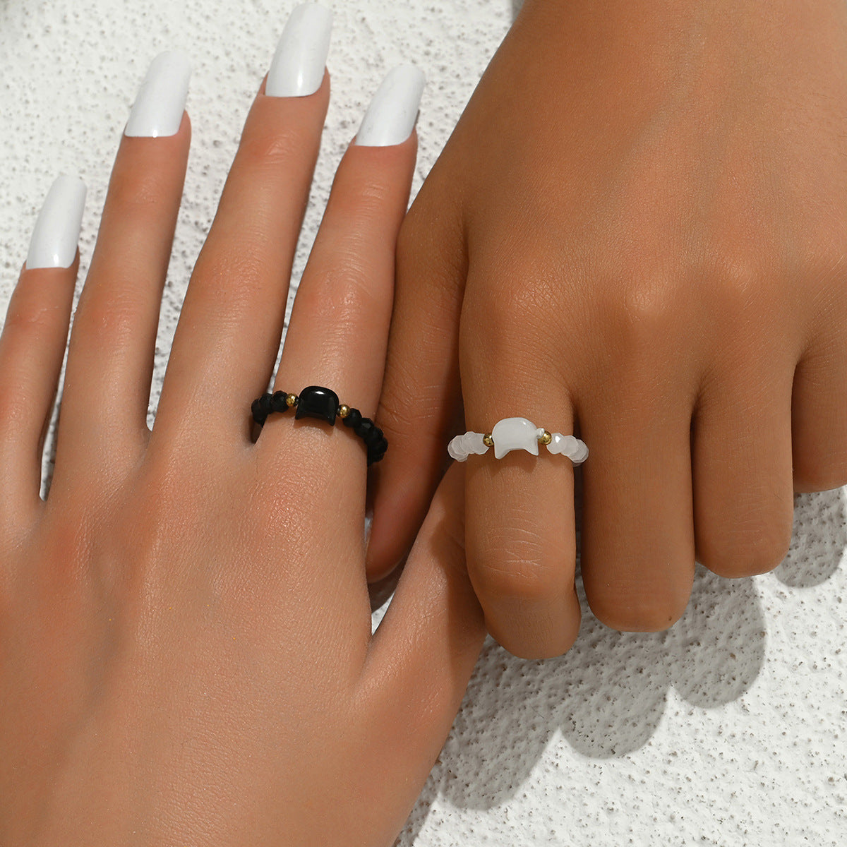 Wholesale Cute Fashion Cat Beads  Ring