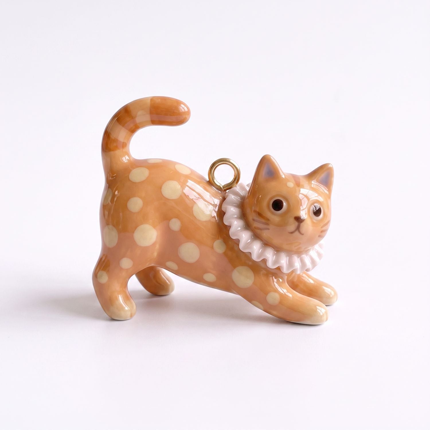 Wholesale Retro cute cat pendant lace f sleeping cat Siamese orange cat kitten pendant DIY necklace jewelry accessories