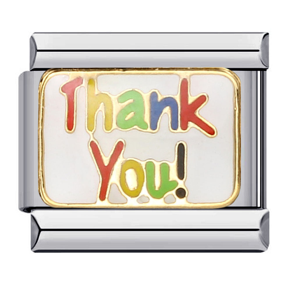 Wholesale Italian Charm Bracelet 9mm DIY Splicing Removable Rainbow Heart Stainless Steel Composable Bracelet