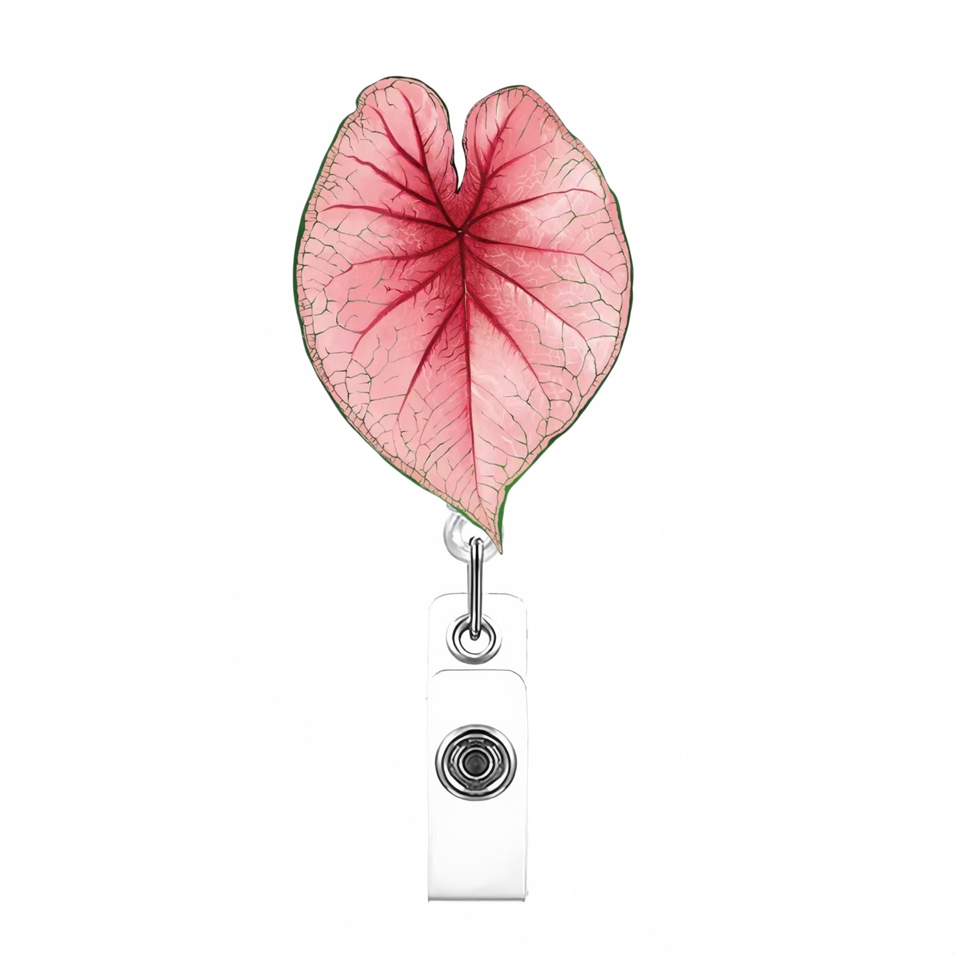 Wholesale Leaf Retractable Keychain Badge Reels