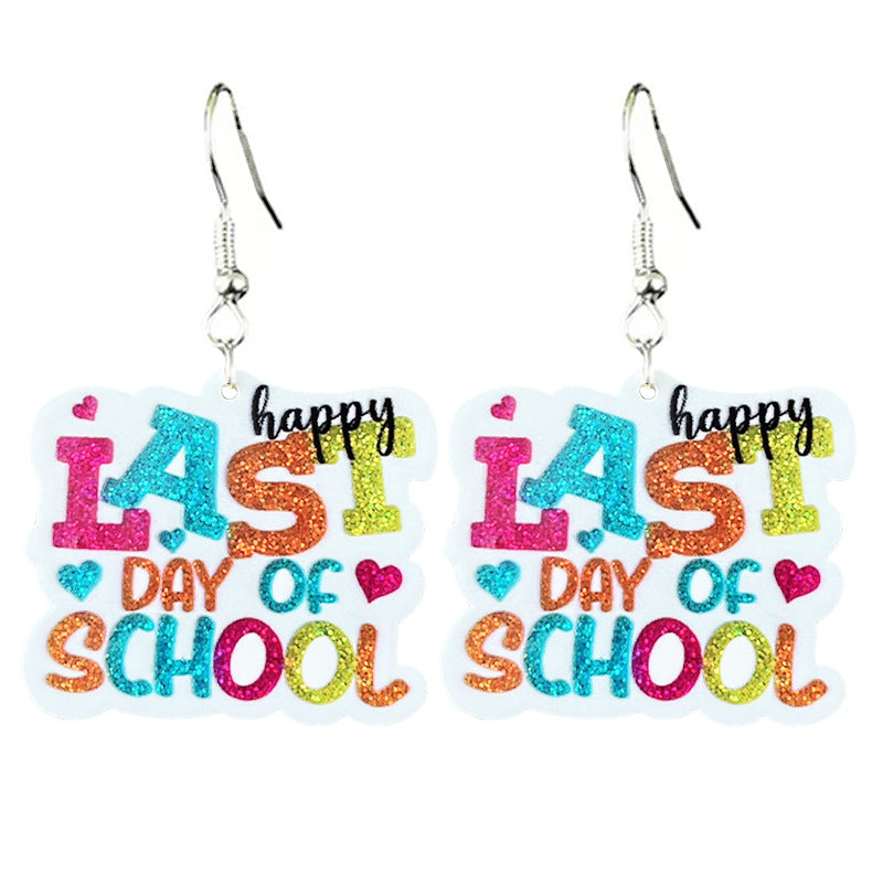 Wholesale teachers thank festival earrings