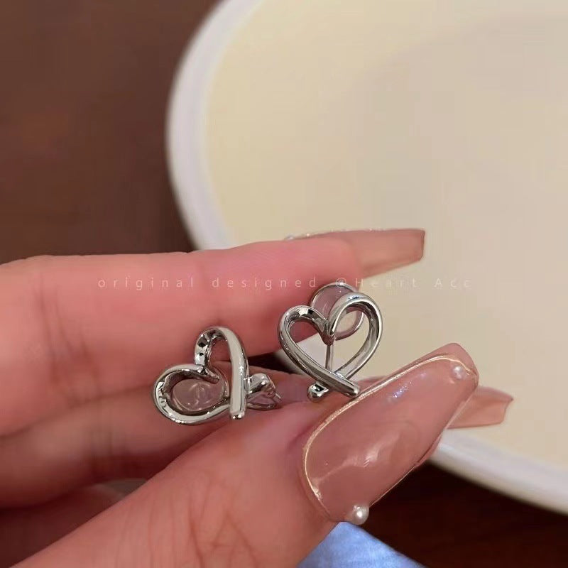 Wholesale cute heart earrings