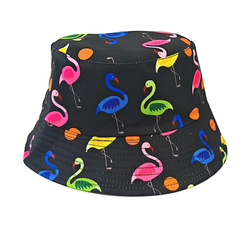Wholesale Happy Birthday Printed Bucket Hat for Outdoor Sun Protection Fashion Accessory