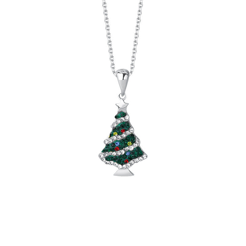 Wholesale Christmas Tree Necklaces Earrings ACC-ES-YuanFan001