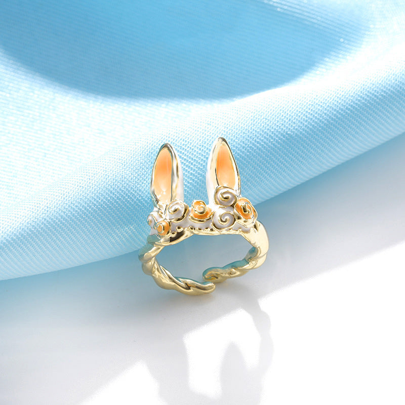 Wholesale Oil-dripping rabbit ring