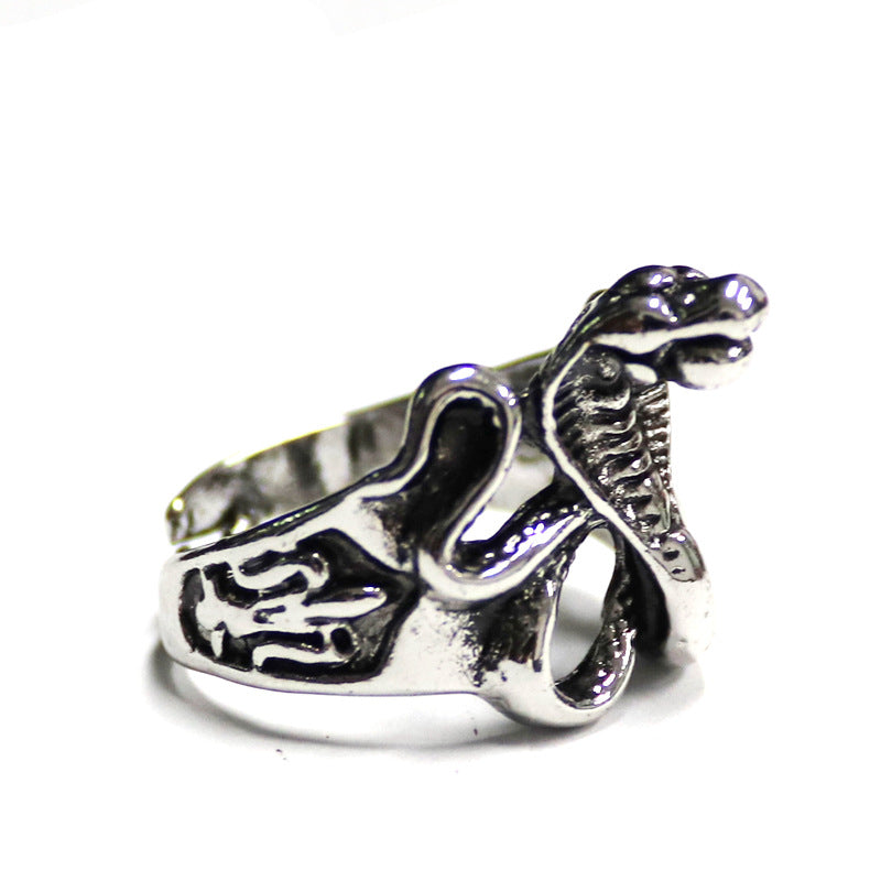 Wholesale Punk Cobra Statue of Liberty Ring ACC-RS-NaiHong003