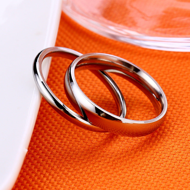 Wholesale Stainless Steel Plain Ring Gold Plated Rings ACC-RS-GouYa002