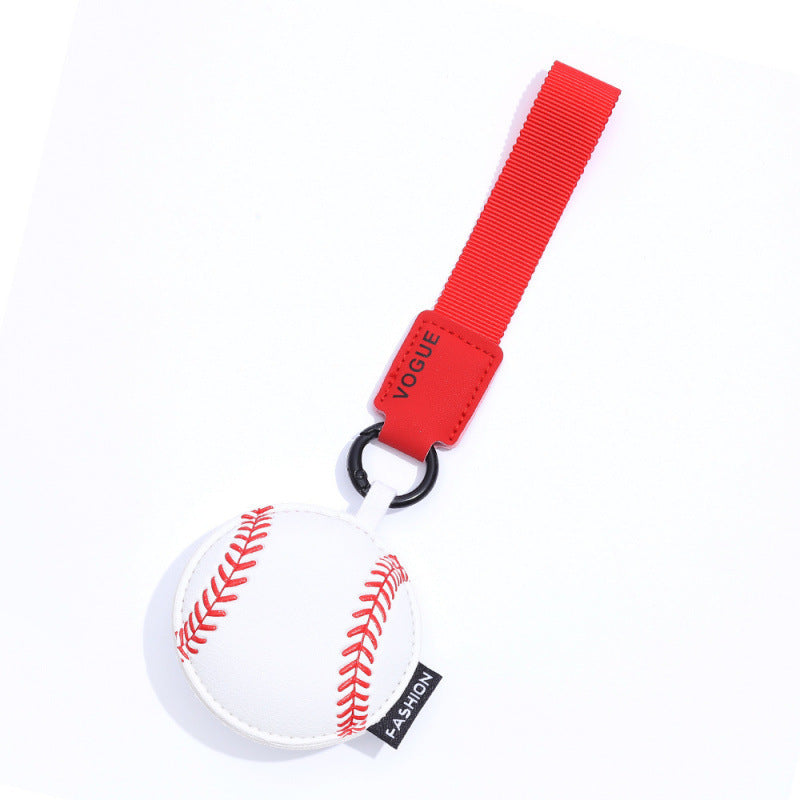 Wholesale Trendy Sports Ball Leather Bag Charm Keychain For Women S Handbag Decoration Everyday Gift