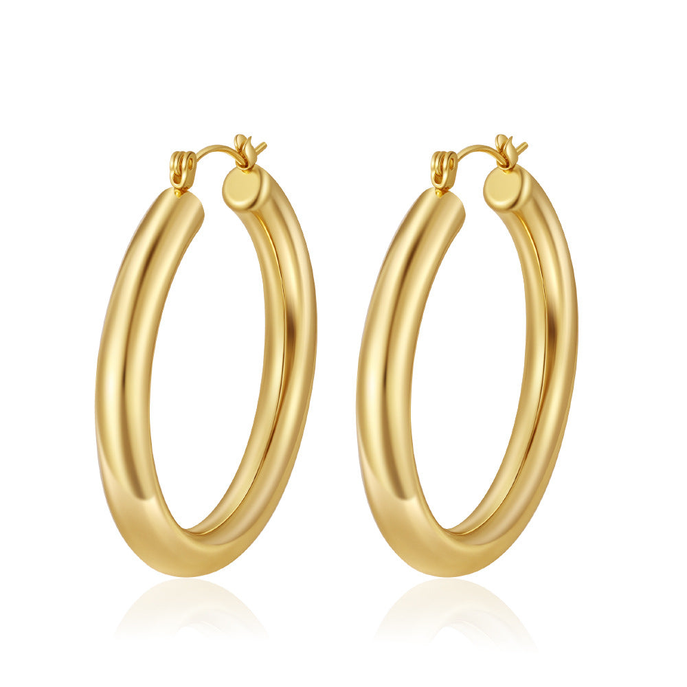 Wholesale Stainless steel hoop earrings