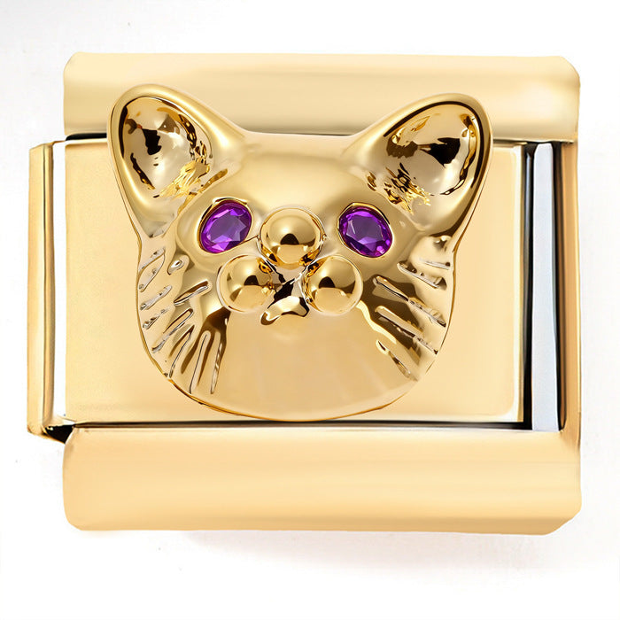 Wholesale Italian Charm Bracelet 9mm DIY Insect Mcqueen   Creative Stainless Steel Composable Bracelet