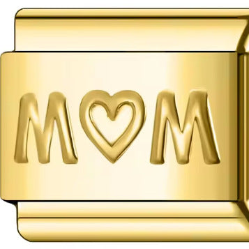 Wholesale 10pcs Italian Charm Bracelet 9mm DIY Splicing Removable Gold Series Stainless Steel Composable Bracelet