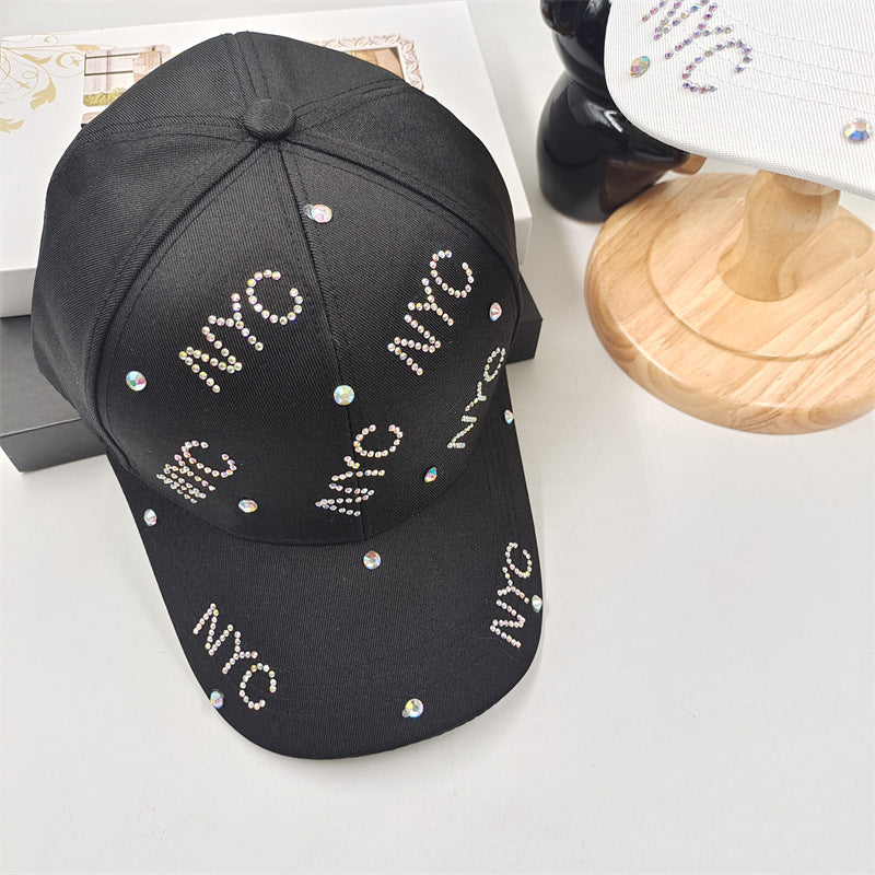 Wholesale Colored Diamond Peaked Baseball Cap ACC-HT-Daod003