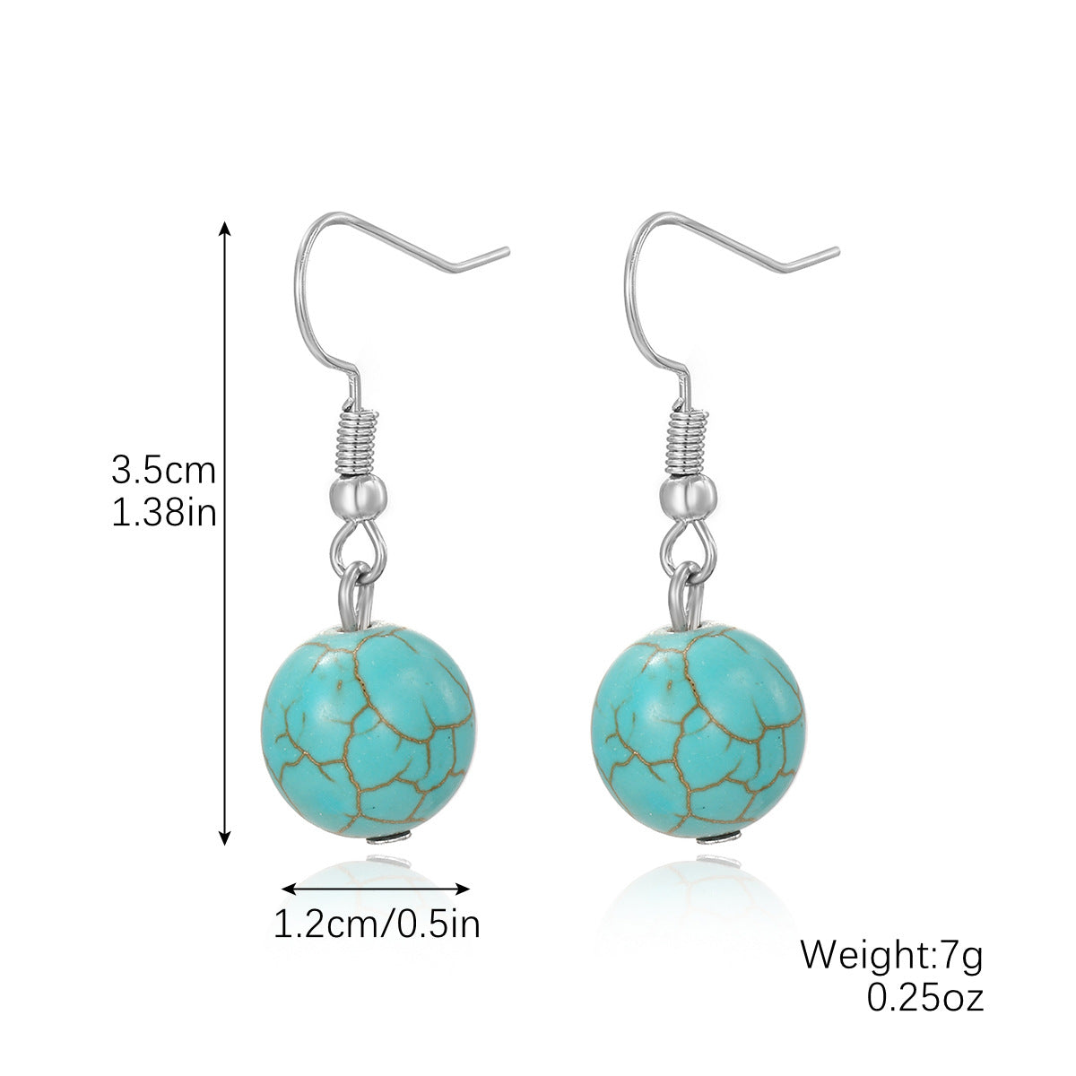 Wholesale Turquoise Bohemian Necklace and Earring Set