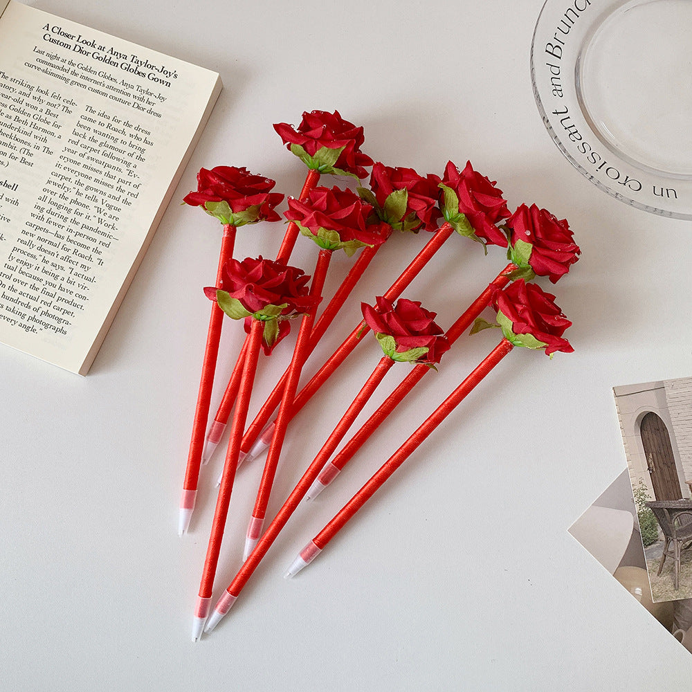 Wholesale  Cute Rose Ball Pen Ballpoint Pen