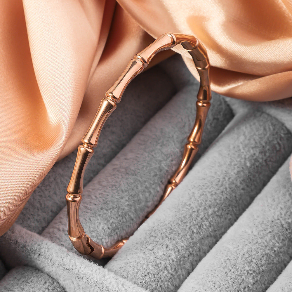 Wholesale Bamboo Titanium Steel Bracelet ACC-BT-Ruif005