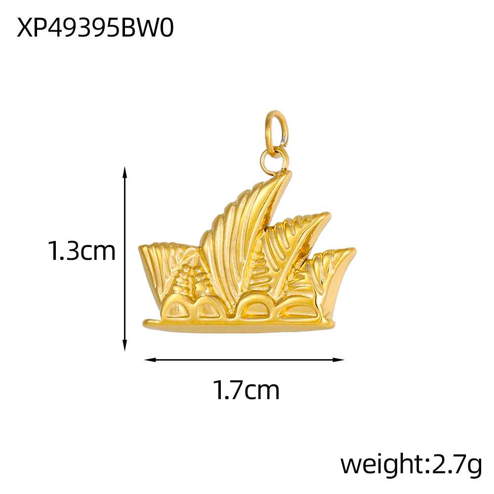 Wholesale Stainless steel DIY geometric pendant