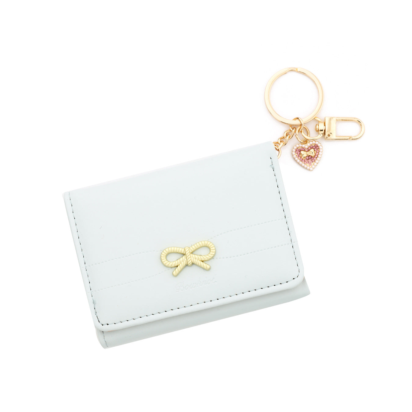 Wholesale Bow Simple  Heart Ladies Wristlet Keychain