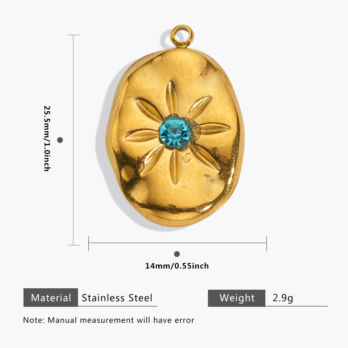 Wholesale 5pcs Stainless Steel  Pearl Pendant Oil Drop Pendant Bell Flower Pendant
