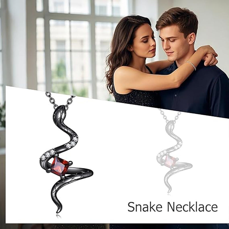 Wholesale Fashionable diamond snake necklace