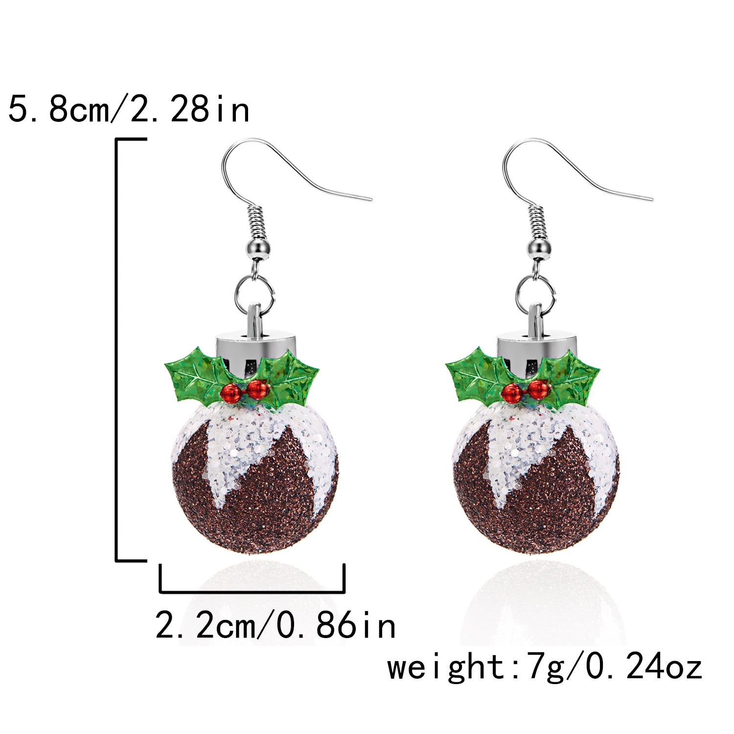 Wholesale Christmas Tree Bow Wreath Bell Earrings