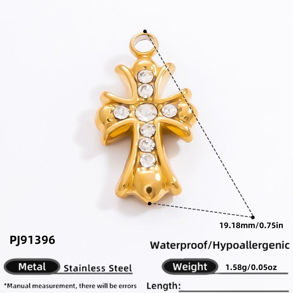 Wholesale Stainless Steel Cross Handmade  Charms