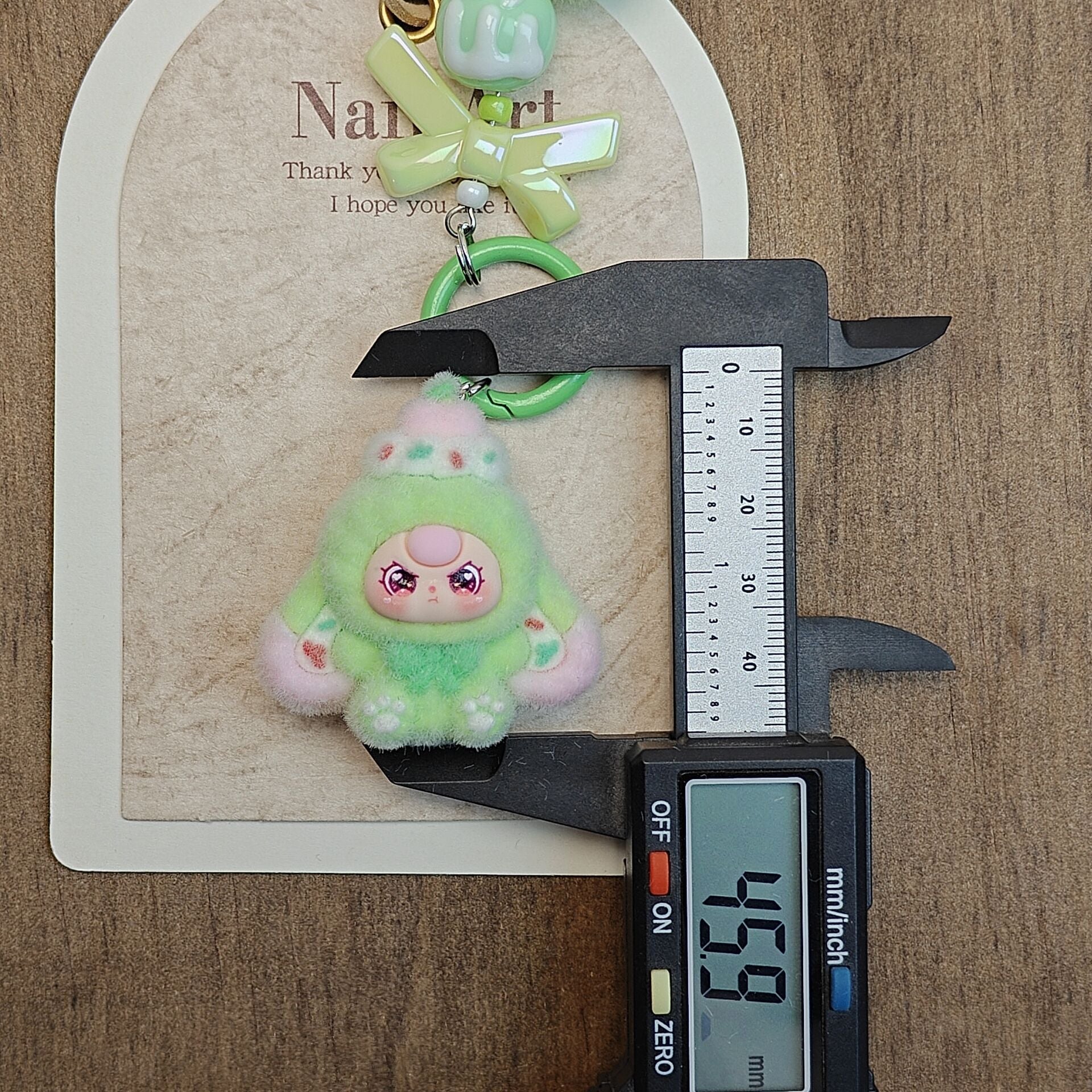 Wholesale  flocked  cartoon-themed keychains ACCVIP