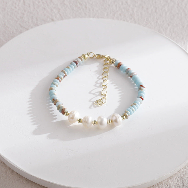 Wholesale Freshwater Pearl Colorfulful Bracelet