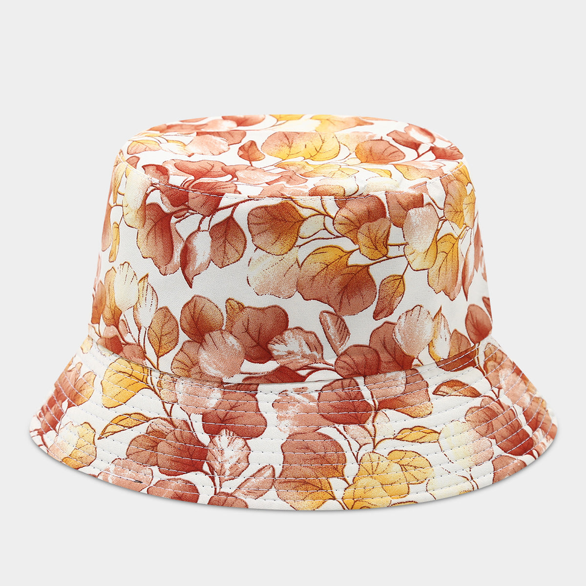 Wholesale Double-Sided Fisherman Hat  Flower Pattern Basin Hat