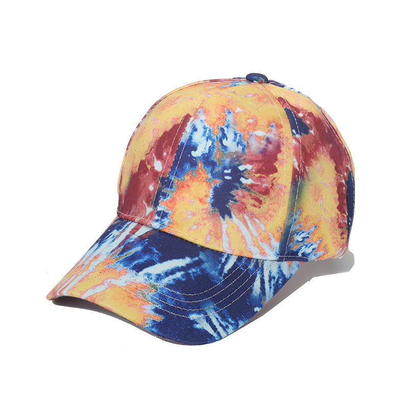 Wholesale baseball cap sunshade tie-dyed baseball cap