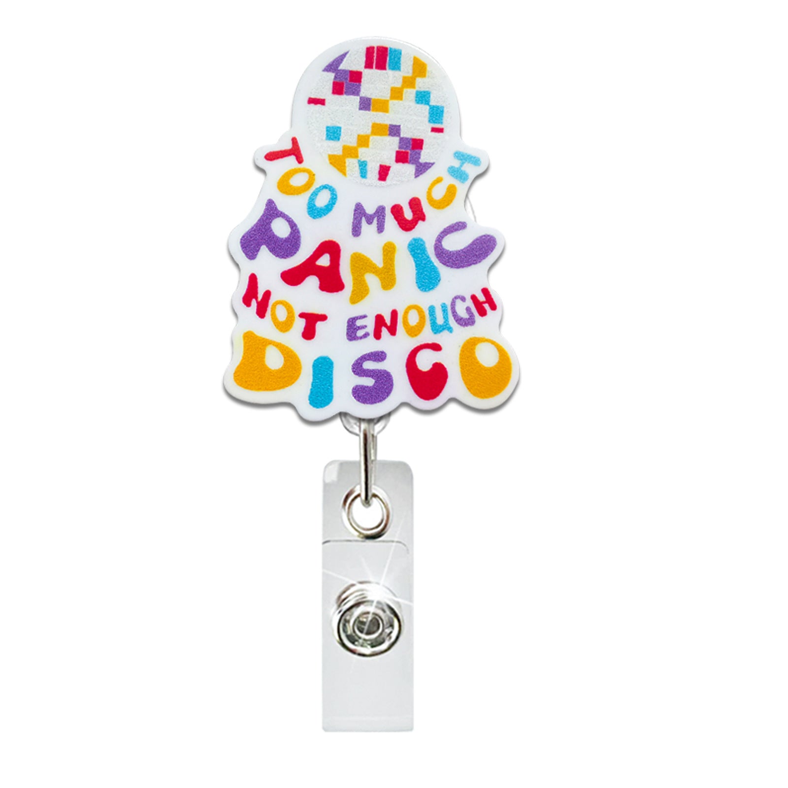 Wholesale Acrylic Medical English Retractable Rotating Medical Keychain ACC-KC-QiDing022