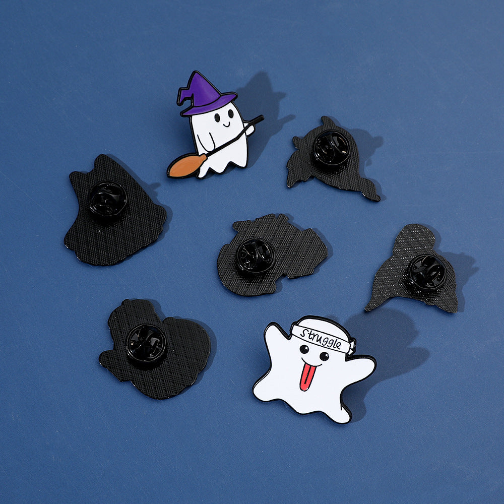 Wholesale  Pumpkin Ghost Brooch