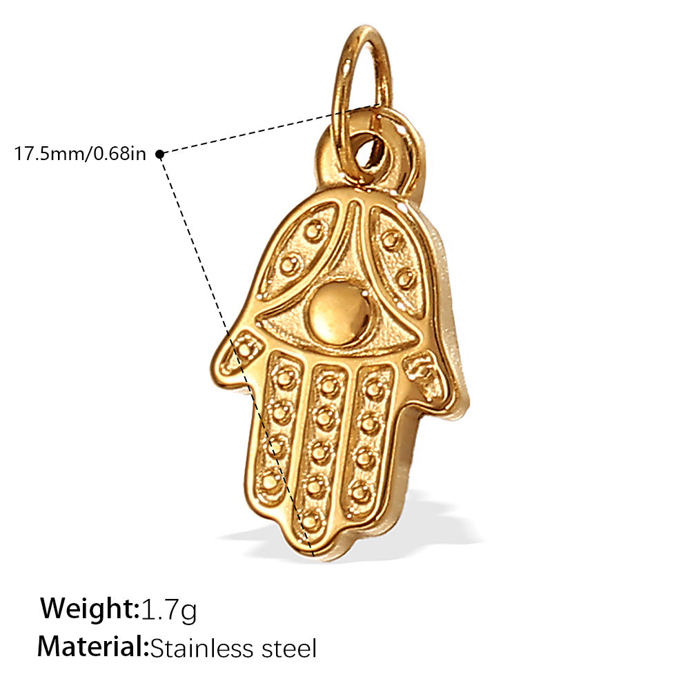Wholesale DIY  Plated 18K Gold Palm Eye   Charms