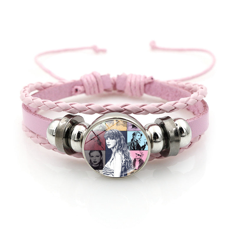 Wholesale Music Star Jewelry Pink Bracelet ACC-BT-JiaYun005