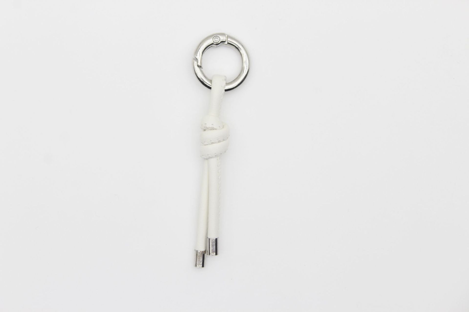 Wholesale  Pu Leather Rope Lanyard Keychains