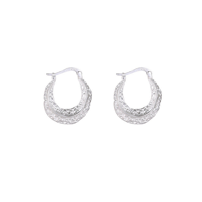 Wholesale light luxury textured earrings