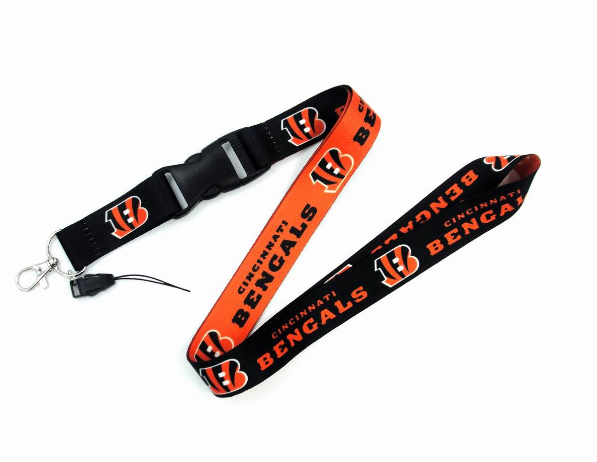 Wholesale Heat transfer football team Lanyard Keychain