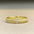 Wholesale 925 sterling silver wide and narrow 18K gold plated ring