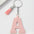 Wholesale PU leather 26 English letters colorful cowhide tassel keychain