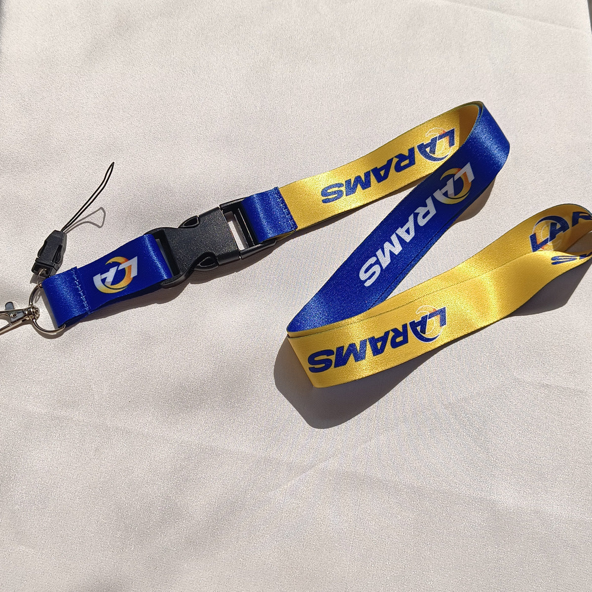 Wholesale Heat transfer football team Lanyard Keychain