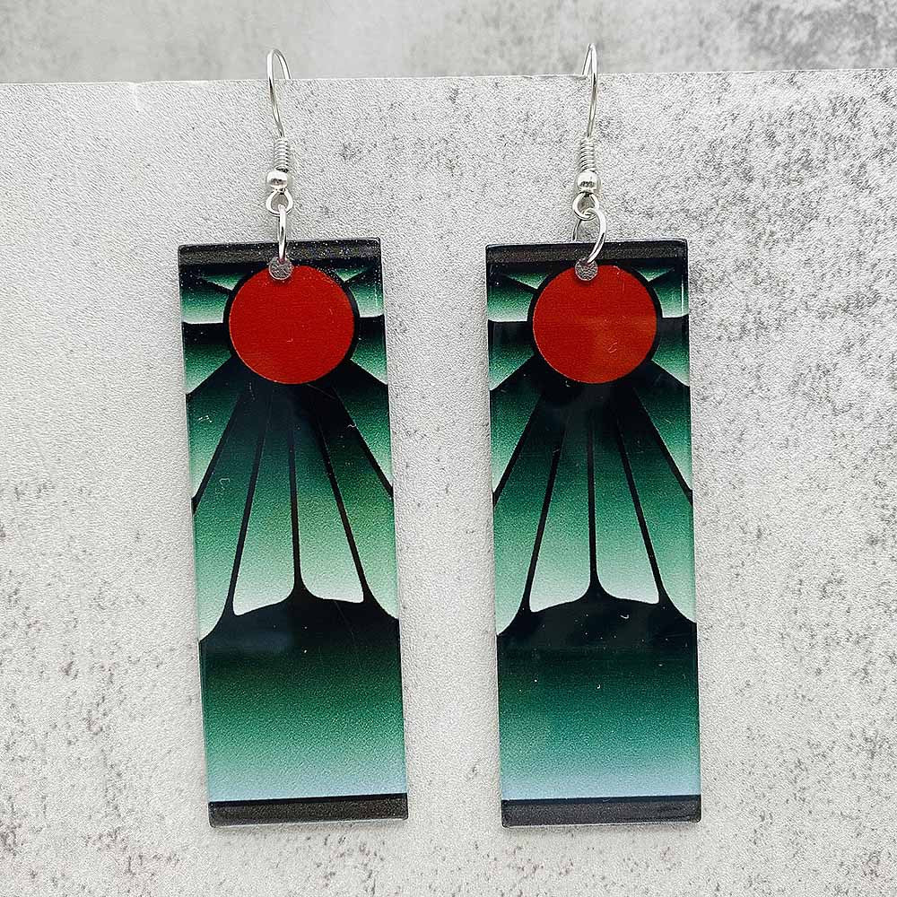 Wholesale Cartoon Butterfly Acrylic Anime Earrings ACC-ES-CY016