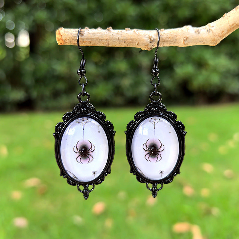 Wholesale Popular Halloween Earrings Retro Dark Series Spider Style Creative Earrings