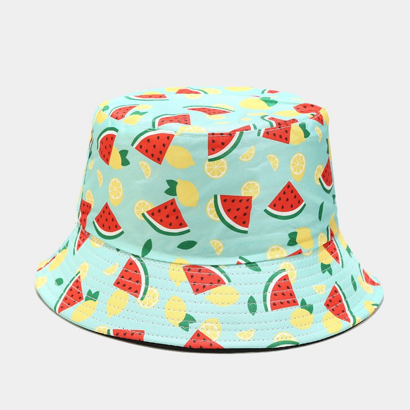 Wholesale fruit pattern bucket hat