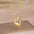 Wholesale Brass Glow Balloon Bubble Cute Chubby 26 English silver Letter Pendant Necklace